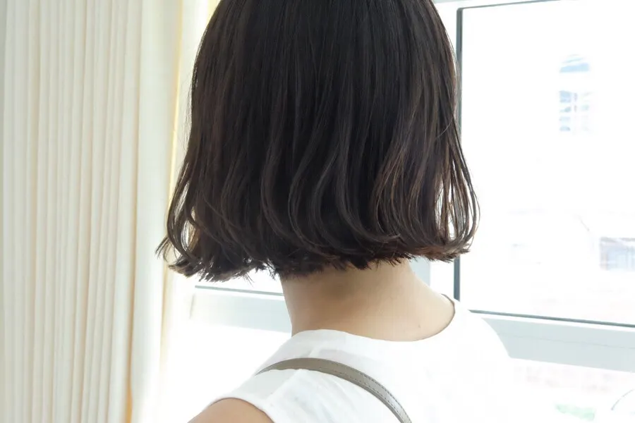切りっぱなしボブはオリジナルバームで！