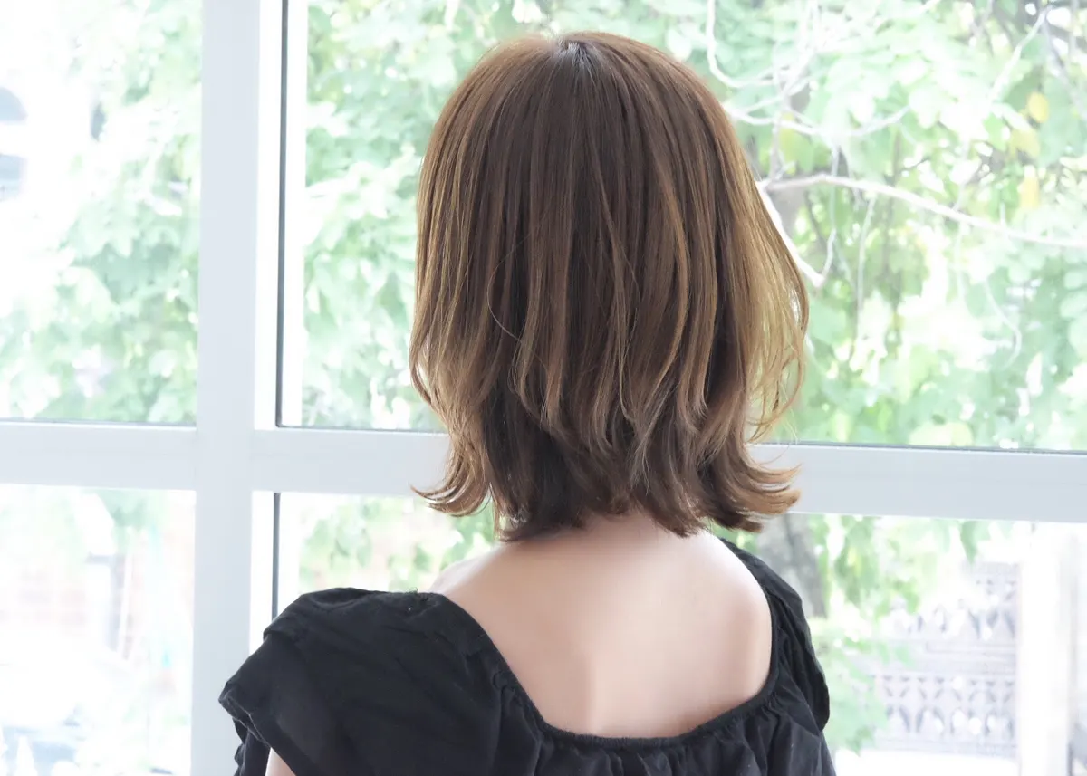 【レイヤー✖︎透き通るベージュ】