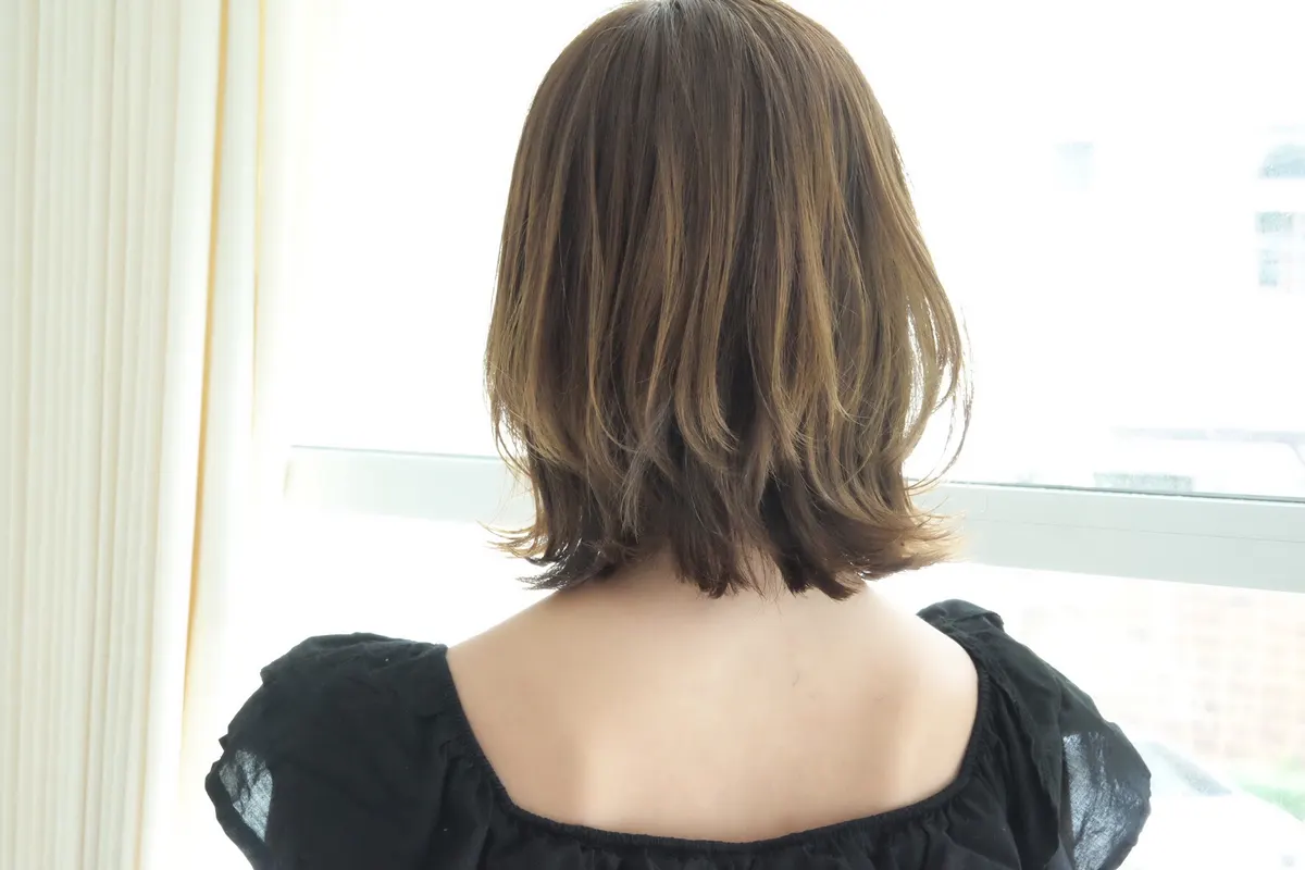 【レイヤー✖︎透き通るベージュ】