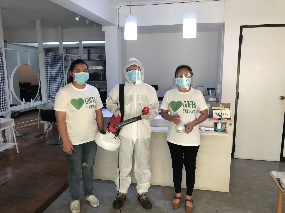 【コロナ対策】店内定期消毒
